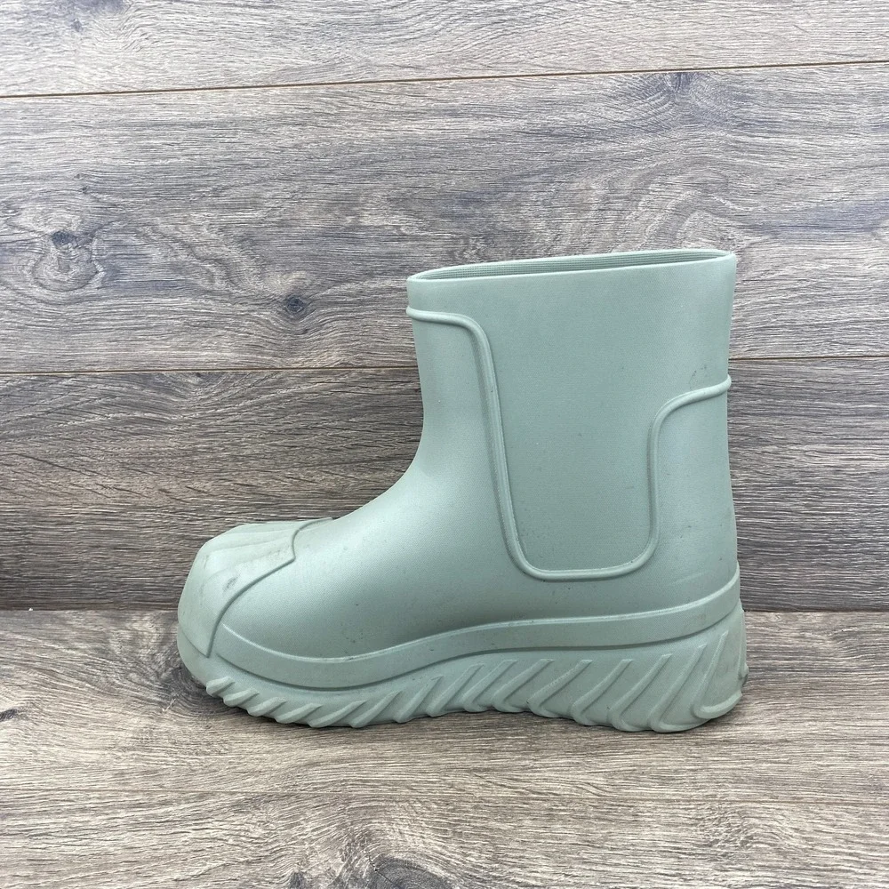 Adidas Green Adifom Superstar Rain Boots - Picture 4 of 11